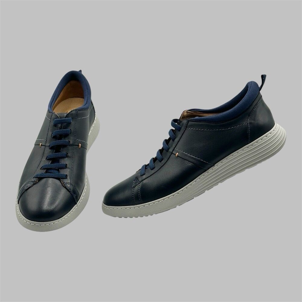 Samuel Hubbard Shoes Men’s 7M Navy Featherlight Flight Casual Leather Sneaker